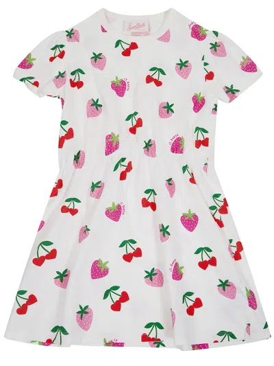 Mc2 Saint Barth Kids' "leila"mini Dress In Multi