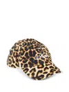 Mc2 Saint Barth Leopard Baseball Cap In Neutral