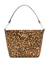 Mc2 Saint Barth Leopard-pattern Logo-plaque Tote Bag In Brown