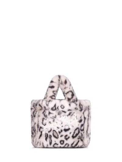 Mc2 Saint Barth Leopard Vanity Mini Soft Fur Handbag