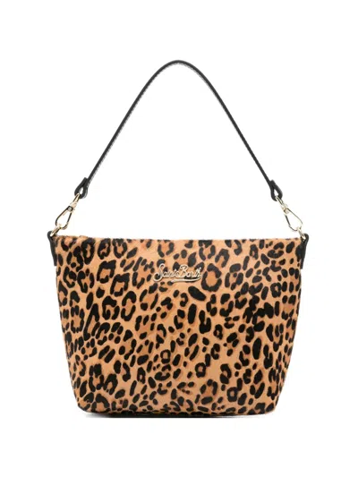Mc2 Saint Barth Leopard-print Shoulder Bag In Animal Print