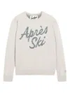 Mc2 Saint Barth Lettering-detail Sweater In Gray