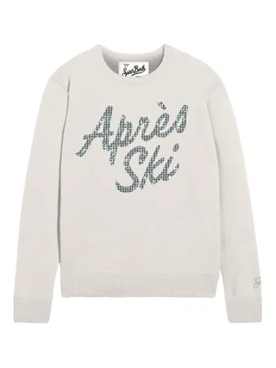 MC2 SAINT BARTH LETTERING-DETAIL SWEATER