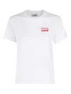 Mc2 Saint Barth Lettering T-shirt In White