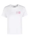Mc2 Saint Barth Lettering T-shirt In White