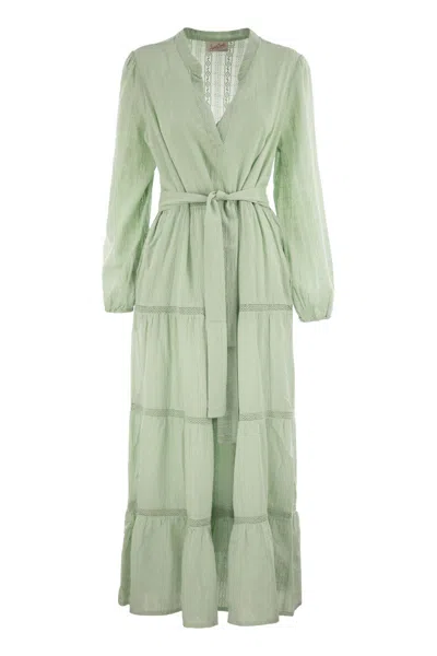 MC2 SAINT BARTH MC2 SAINT BARTH LEYDE - COTTON LONG DRESS
