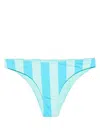 Mc2 Saint Barth Lido Bikini Bottom In Blue
