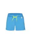 Mc2 Saint Barth Light Blue Swim Shorts For Boy In Light Blue