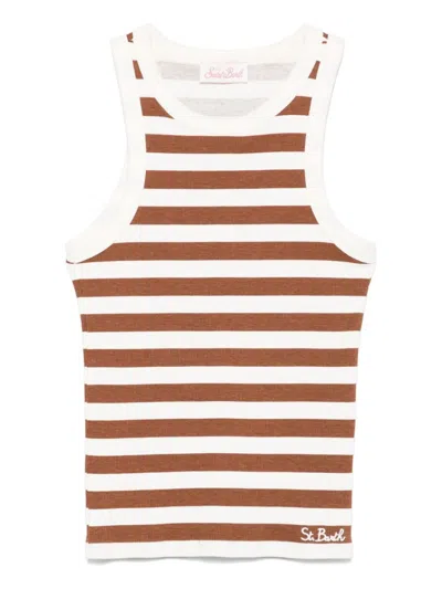 Mc2 Saint Barth Light Brown Ada Tank Top
