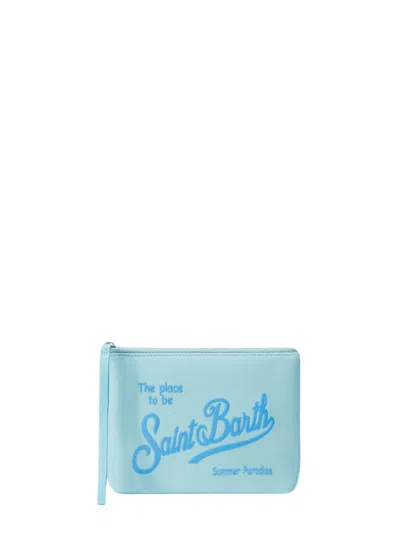 Mc2 Saint Barth Light Mini Shopper Bag In Light Blue