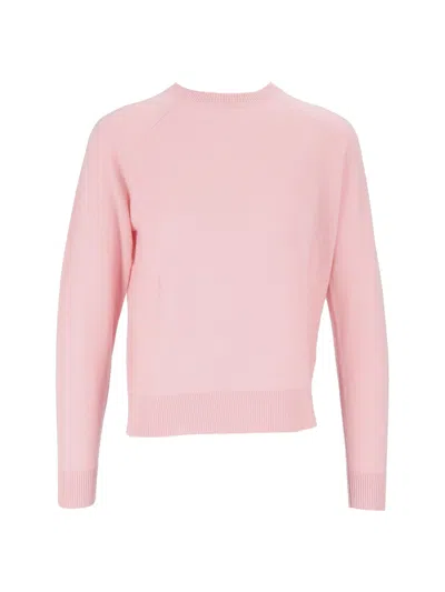 Mc2 Saint Barth Light Pink Delphine Soft Cashmere Oversized Sweater