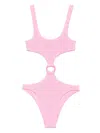 Mc2 Saint Barth Light Pink Olivia Swimsuit In Pink