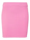 Mc2 Saint Barth Textured-finish Skirt In Light Pink