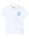Mc2 Saint Barth Light Stretch Piquet Polo In White