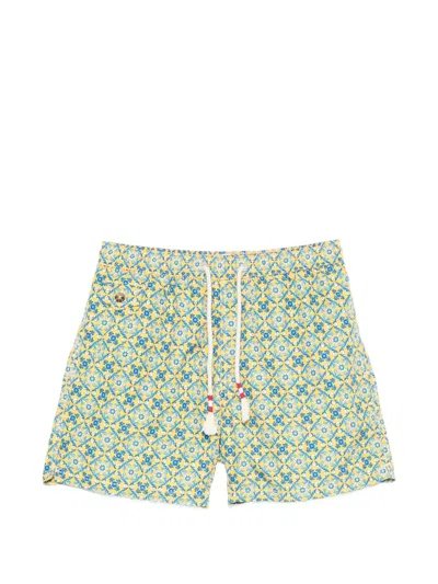 Mc2 Saint Barth Lighting 70 Drawstring Swim Shorts In Multi