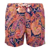 Mc2 Saint Barth Lighting 70 Lightweight Fabric Swimsuit With Paisley Print
