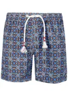 Mc2 Saint Barth Lighting Graphic-print Swim Shorts In Micro Deco