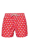 MC2 SAINT BARTH LIGHTING CAR-PRINT SWIM SHORTS