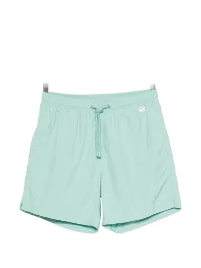 Mc2 Saint Barth Lighting Drawstring Swim Shorts In Green