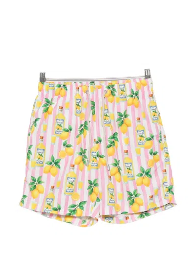 Mc2 Saint Barth Lighting Limoncello Swim Shorts In Multi