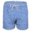 Mc2 Saint Barth Lighting Micro Crabs Beach Blue Mens Swimshorts In Blue