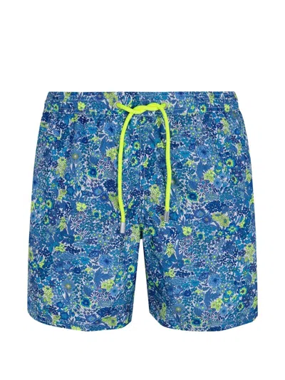 Mc2 Saint Barth Lighting Micro Fantasy Margaret Annie Swim Shorts In Blue