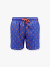 Mc2 Saint Barth Lighting Micro Fantasy Recycled Nylon Swim Trunks With Polpo Sub Print