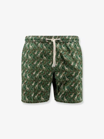 Mc2 Saint Barth Lighting Micro Fantasy Recycled Polyester Swim Trunks