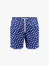 Mc2 Saint Barth Lighting Micro Fantasy Recycled Polyester Swim Trunks In Blue