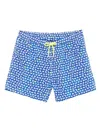 Mc2 Saint Barth Lighting Micro Fantasy Swim Shorts In Blue