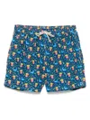 Mc2 Saint Barth Lighting Micro Fantasy Swim Shorts In Blue