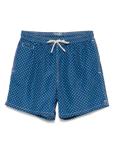 Mc2 Saint Barth Lighting Micro Fantasy Swim Shorts In Blue