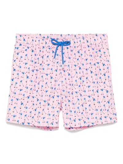 Mc2 Saint Barth Lighting Micro Fantasy Swim Shorts In Pink