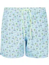 Mc2 Saint Barth Lighting Micro Fantasy Ultralight Swim Short In Blue