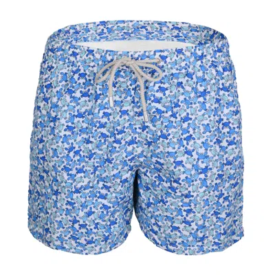 Mc2 Saint Barth Lighting Micro Granky Crab Blue Mens Swimshorts