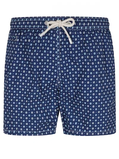 Mc2 Saint Barth Lighting Micro Stretch Swimsuit In Blue