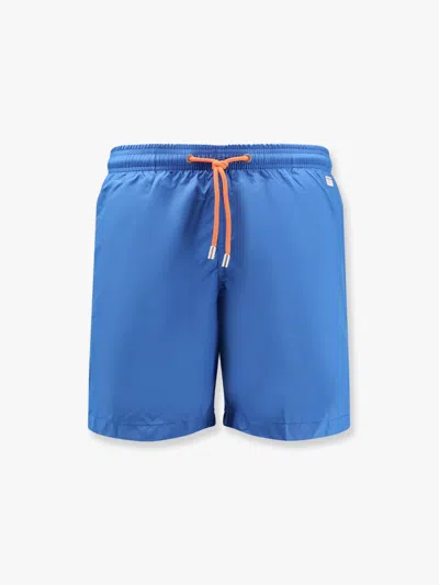Mc2 Saint Barth Lighting Pantone Swim Trunks With Plexiglass Packaging In Blue
