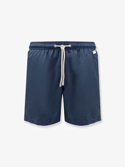 Mc2 Saint Barth Lighting Pantone Swim Trunks With Plexiglass Packaging In Navy