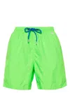 Mc2 Saint Barth Ultralight Swim Short Pantone In Green