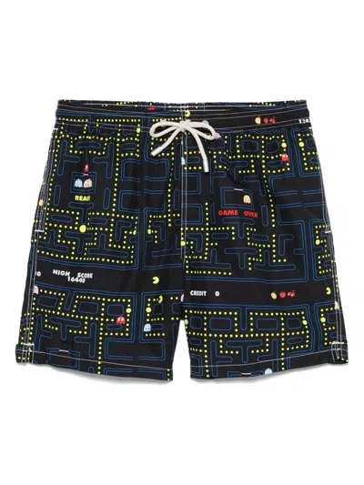 Mc2 Saint Barth Lighting Swim Shorts In Black