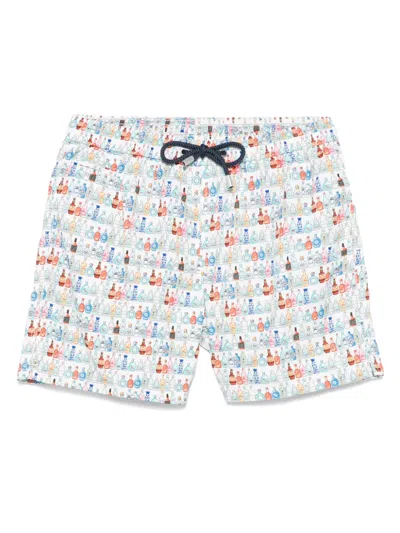 Mc2 Saint Barth Lighting Swim Shorts In White