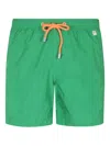 Mc2 Saint Barth Man Lightweight Fabric Grass Green Swim-shorts Lighting Pantone Pantone Special Edition