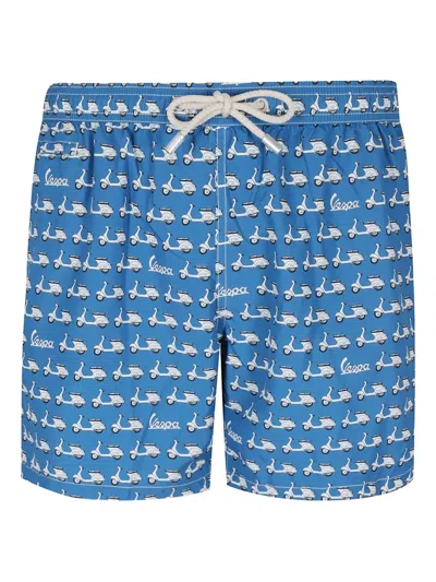 Mc2 Saint Barth Lighting Swim Shorts In Blue