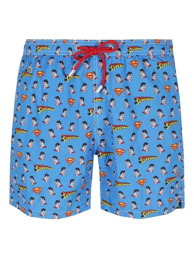 Mc2 Saint Barth Lighting Swim Shorts In Blue