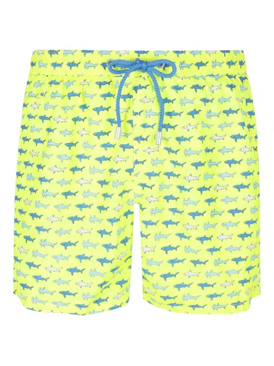 Mc2 Saint Barth Lighting Swim Shorts In Yellow