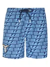 Mc2 Saint Barth Ultralight Swim Short In Blue