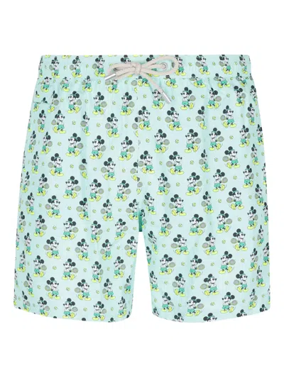 Mc2 Saint Barth Lighting Swim Shorts In Green