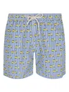 Mc2 Saint Barth Lighting Swim Shorts In Blue