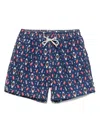 Mc2 Saint Barth Lighting Swim Shorts In Blue