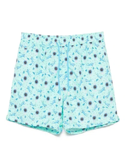 Mc2 Saint Barth Lighting Swim Shorts In Green